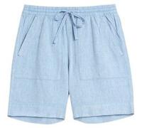 White Stuff Elle Linen Blend Short Chambray Blue Taille: 6 | Shorts de Sport Outlet | Femme | Blanche