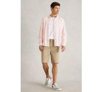 White Stuff Flamingo Print Linen Shirt White Print Taille: S | Chemises d'affaires Outlet | Homme | Blanche