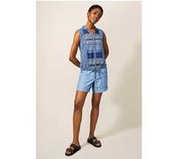 White Stuff Flowing Graes Jersey Shirt Blue Printed Taille: 8 | Tanktops Outlet | Femme | Bleu