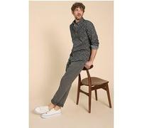 White Stuff Geo Floral Printed Shirt Navy Printed Taille: L | Casual chemises Outlet | Homme | Bleu