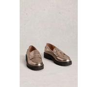 White Stuff Laura Chunky Loafer Pewter Metallic Taille: 5 | Mocassins Outlet | Femme