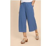 White Stuff Lisette Culotte Mid Blue Taille: 18R | Évasés pantalons Outlet | Femme | Bleu