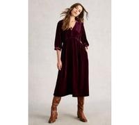 White Stuff Lucy Velvet Dress Dark Plum Taille: 8 REGULAR | Robes Outlet | Femme | Magenta
