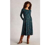 White Stuff Madeline Jersey Dress Teal Multi Taille: 8 REGULAR | Robes Outlet | Femme | Cyan