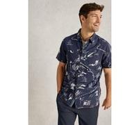 White Stuff Map Ss Printed Shirt Navy Print Taille: M | Casual chemises Outlet | Homme | Bleu