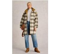 White Stuff Marlowe Reversible Check Coat Ivory Multi Taille: 20 | Sacs bandoulière Outlet | Femme | Blanche