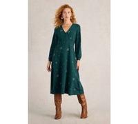 White Stuff Megan Embroidered Jersey Dress Teal Multi Taille: 8 REGULAR | Robes Outlet | Femme | Cyan