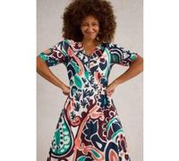 White Stuff Megan Jersey Dress Black Multi Taille: 6 REGULAR | Robes Outlet | Femme | Le Noir