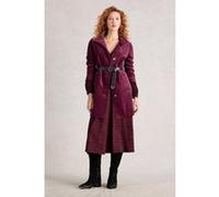 White Stuff Robe Megan en Jersey - Robe Classique mi-Longue à Enfiler en Jersey de Coton-Modal - Rose Multicolore - Taille 40