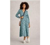 White Stuff Megan Jersey Midi Dress Navy Print Taille: 12 REGULAR | Robes Outlet | Femme | Bleu