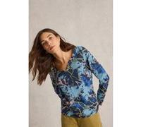 White Stuff Nelly Ls Tee Navy Multi Taille: 12 | Manches longues Outlet | Femme | Bleu