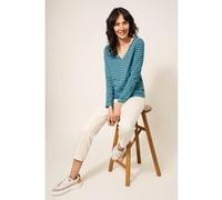 White Stuff Nelly Ls Tee Teal Multi Taille: 6 | Manches longues Outlet | Femme | Cyan