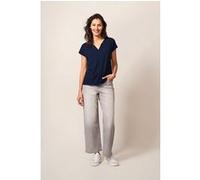White Stuff Nelly Notch Neck Tee Dark Navy Taille: 10 | Chemises Outlet | Femme | Bleu