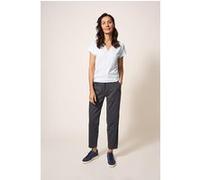 White Stuff Nelly Notch Neck Tee Natural White Taille: 8 | Chemises Outlet | Femme | Blanche