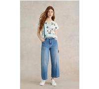 White Stuff Nelly Notch Neck Tee White Print Taille: 10 | Chemises Outlet | Femme | Blanche