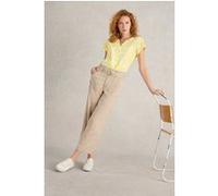 White Stuff Nelly Notch Neck Tee Yellow Printed Taille: 18 | T-shirts Outlet | Femme | Jaune