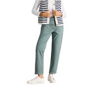 White Stuff Pantalon Chino Twister pour Femme - Style décontracté et Coupe Ample - Bleu Moyen - Taille 42/R