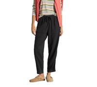 White Stuff Pantalon Elle pour Femme, en Lin mélangé - Coupe décontractée - Noir Pur - Taille 40/R