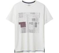 White Stuff Patchwork Graphic T-shirt Natural White Taille: XXL | T-shirts avec imprimés Outlet | Homme | Blanche