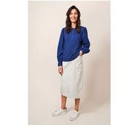 White Stuff Penny Midi Skirt Mid Grey Taille: 8 | Jupes Outlet | Femme | Gris