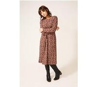 White Stuff Poppy Jersey Dress Plum Multi Taille: 6 | Robes Outlet | Femme | Magenta