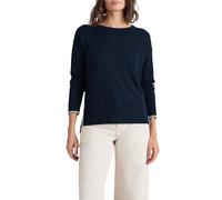 White Stuff Pull décontracté Olive pour Femme - Mélange de Coton Luxueux - Bleu Marine FR - Taille 38