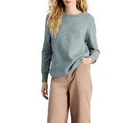 White Stuff Pull Talia Nep de - Manches Longues, col Rond, Coupe Classique en mélange Acrylique-Polyester - Vert poussiéreux - Taille 46