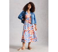 White Stuff Robe mi-longue White Stuff Lucy en lin Blend Blanc EU 48 (UK 20)