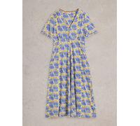 White Stuff Robe White Stuff Megan en jersey Bleu 12