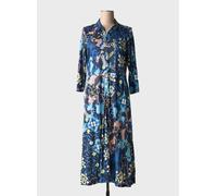 White Stuff Rua Jersey Shirt Dress Blue Print Taille: 16 REGULAR | Robes Chemises Outlet | Femme | Bleu