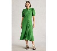 White Stuff Rua Broderie Shirt Dress Mid Green Taille: 10 REGULAR | Robes Outlet | Femme | Vert