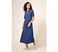 White Stuff Rua Jersey Shirt Dre Blue Taille: 24 REGULAR | Robes Chemises Outlet | Femme | Bleu