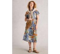 White Stuff Rua Jersey Shirt Dress Orange Multi Taille: 14 REGULAR | Robes Outlet | Femme | Orange