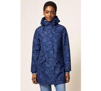 White Stuff Scarlett Printed Rain Mac Navy Multi Taille: XXL | Imperméables Outlet | Femme | Bleu