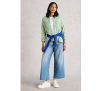 White Stuff Sophie Organic Cotton Shirt Green Multi Taille: 10 | Chemises à boutons Outlet | Femme | Vert