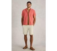 White Stuff Ss Overdye Check Shirt Deep Pink Taille: XL | Casual chemises Outlet | Homme | Rose
