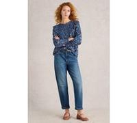 White Stuff Sylvie Top Blue Print Taille: 6 | Manches longues Outlet | Femme | Bleu