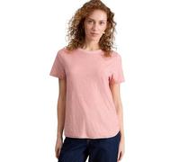 White Stuff T-Shirt à Manches Courtes texturé Clara pour Femme de - Confortable et décontracté au Quotidien - Rose Moyen - Taille 46