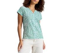 White Stuff T-Shirt brodé imprimé Nelly pour Femme de - Imprimé décontracté intégral - Bleu Sarcelle - Taille 46