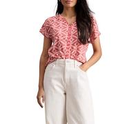 White Stuff T-Shirt brodé Nelly pour Femme de - Style décontracté - Rose Clair - Taille 40