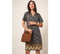 White Stuff Tammy Cotton Jersey Dress Grey Multi Taille: 24 | Robes Outlet | Femme | Gris