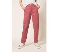 White Stuff Twister Chino Trouser Mid Plum Taille: 8 REGULAR | Chinos Outlet | Femme | Magenta