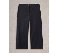White Stuff White Stuff Black Belle Wide Leg Cropped Trousers