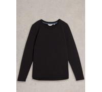 White Stuff White Stuff Black Clara Long Sleeve T-Shirt