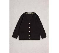 White Stuff White Stuff Black Nova Linen Blend Cardigan