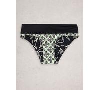 White Stuff White Stuff Black Reversible Fold Down Bikini Bottoms