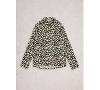 White Stuff White Stuff Black Sophie Printed Shirt Black EU 34 (UK 6)
