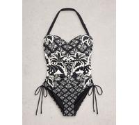 White Stuff White Stuff Black Tina Strapless Swimsuit