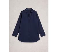 White Stuff White Stuff Blue Annie Mix Longline Shirt Blue EU 36 (UK 8)