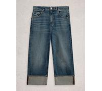 White Stuff White Stuff Blue Bailey Straight Turn Up Jeans